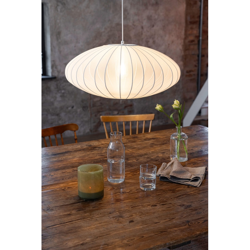 Markslöjd 108794 - Hanglamp aan een koord FORENCE 1xE27/40W/230V diameter 60 cm wit