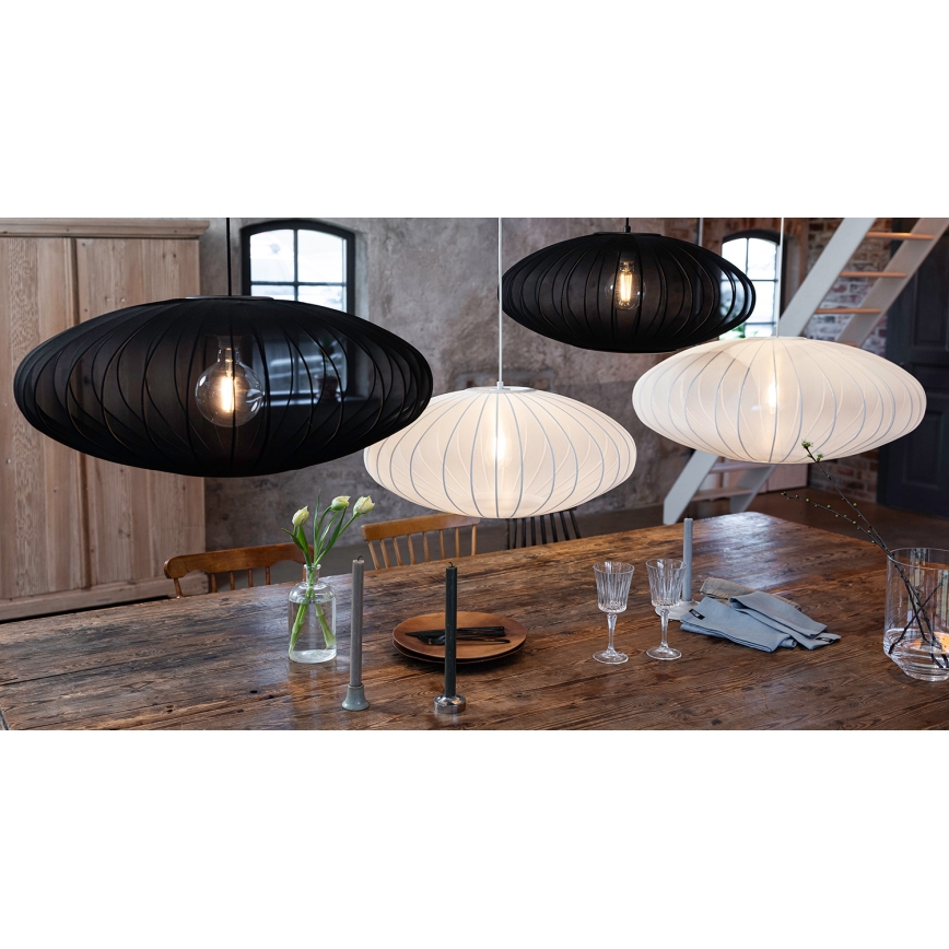 Markslöjd 108794 - Hanglamp aan een koord FORENCE 1xE27/40W/230V diameter 60 cm wit