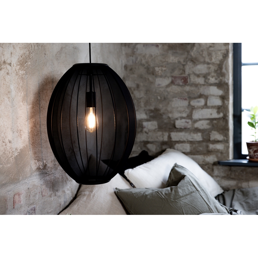 Markslöjd 108795 - Hanglamp aan een koord FLORENCE 1xE27/40W/230V zwart