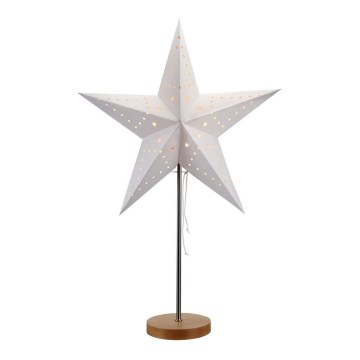 Markslöjd 700688 - Décoration de Noël MIKKE 1xE14/25W/230V blanc 64 cm