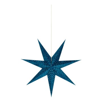 Markslöjd 705487 - Kerstdecoratie VELOURS 1xE14/6W/230V 75 cm blauw