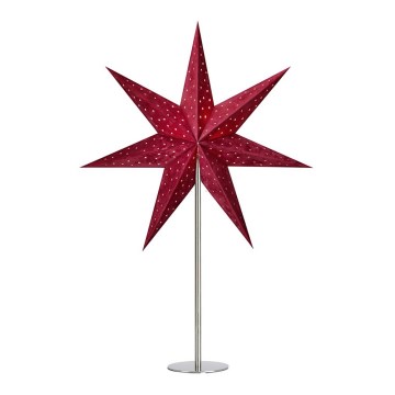 Markslöjd 705491 - Kerstversiering VELOURS 1xE14/6W/230V rood 45 cm