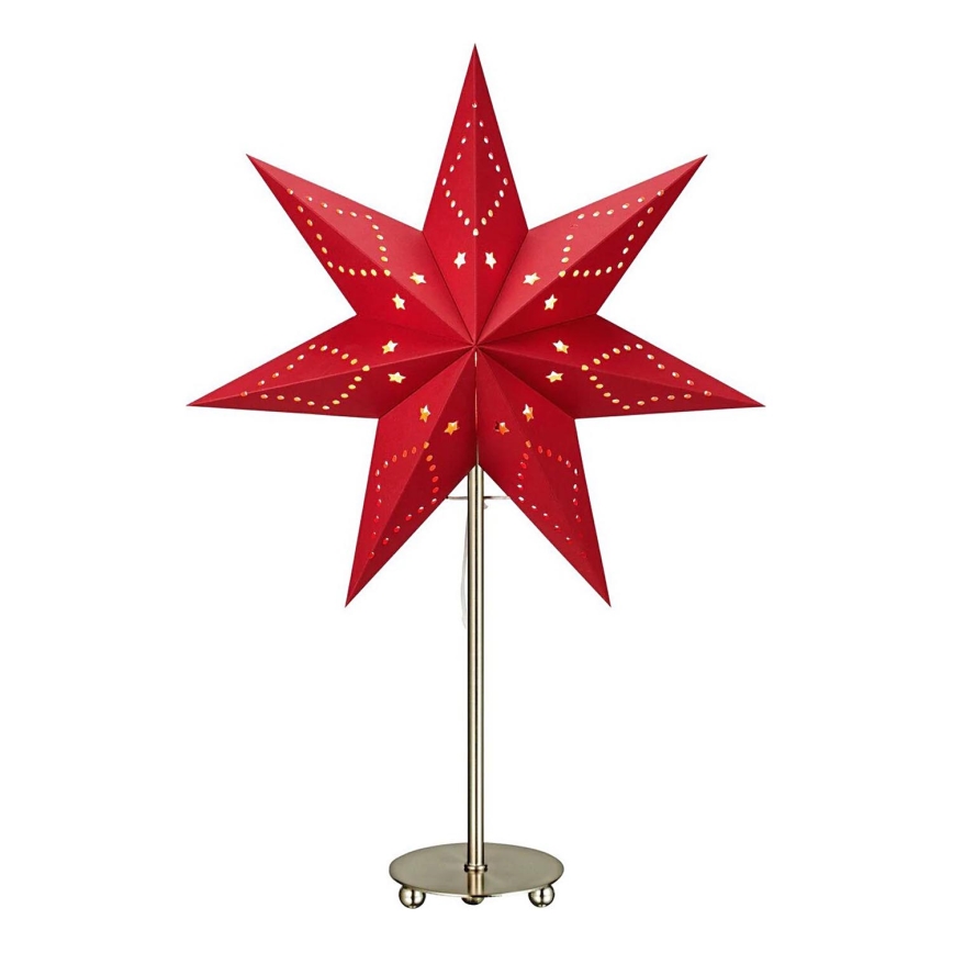 Markslöjd 705544 - Décoration de Noël SATURNUS 1xE14/25W/230V 35 cm rouge