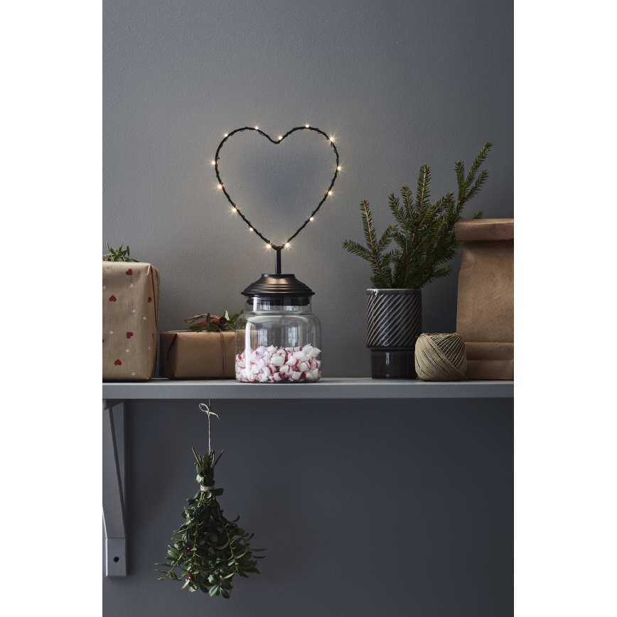 Markslöjd 705855 - Décoration de Noël SWEETIE LED/0,45W/3xAA cœur