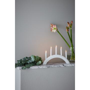 Markslöjd 705952 - Bougeoir de Noël AVENTO 5xE10/3W/230V blanc