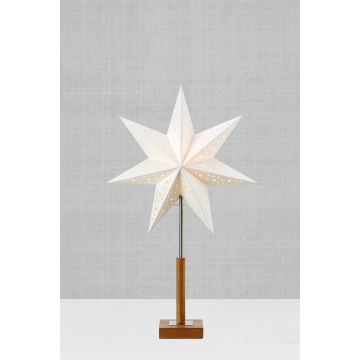 Markslöjd 706041 - Décoration de Noël SOLVALLA 1xE14/25W/230V 35 cm blanc/chêne