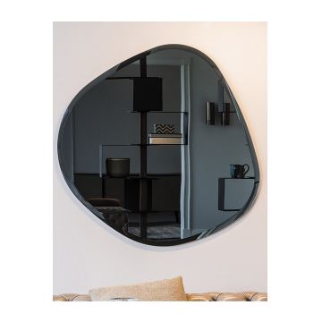 Miroir mural 60x60 cm noir