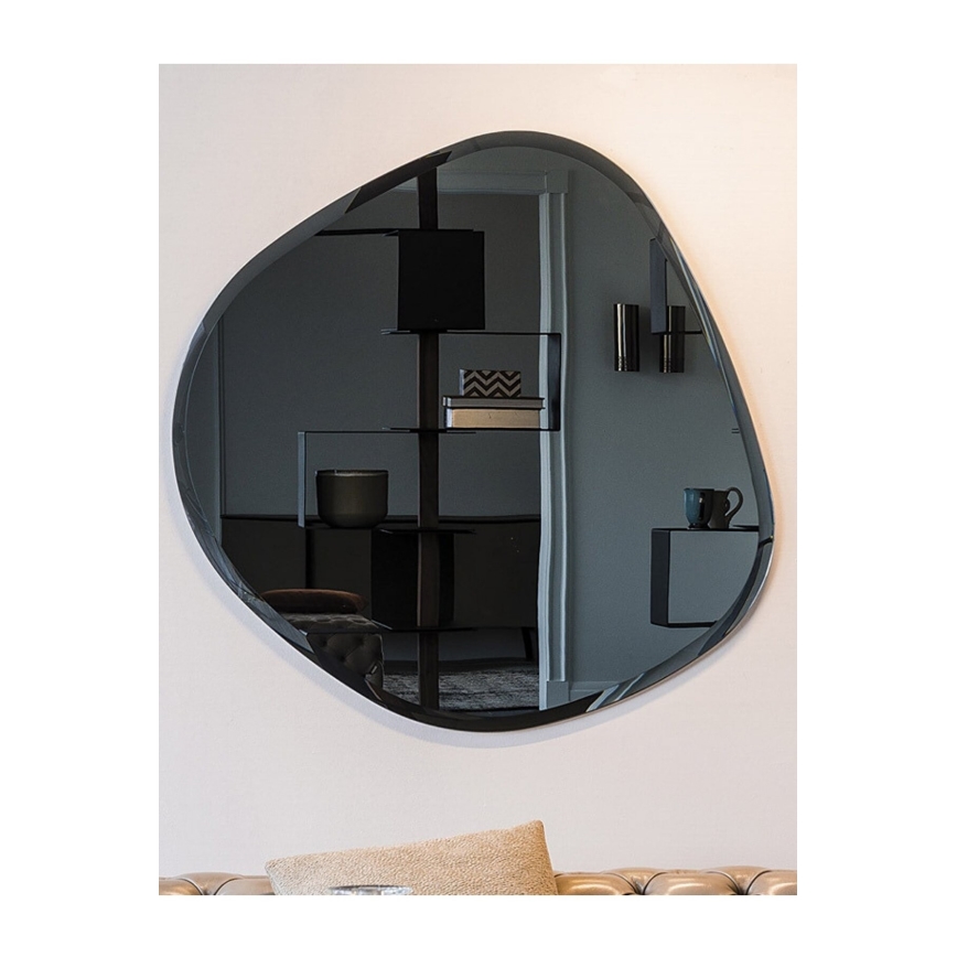 Miroir mural 60x60 cm noir