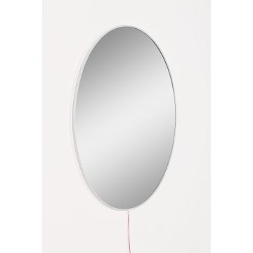 Miroir mural avec un rétroéclairage LED BELROSA 60x40 cm blanc