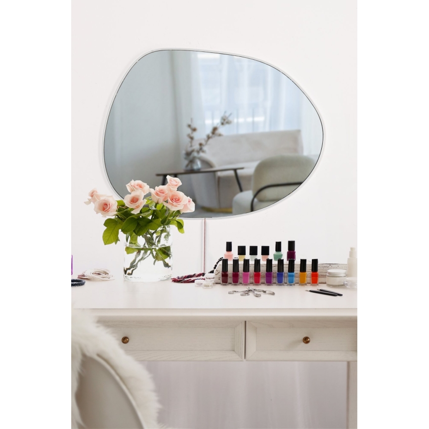 Miroir mural avec un rétroéclairage LED PIAGO 46x60 cm blanc