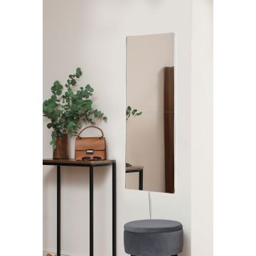 Miroir mural avec un rétroéclairage LED RECTANGULAR 80x20 cm blanc