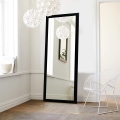 Miroir mural CHEVAL 105x40 cm noir