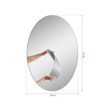 Miroir mural ELLIPTICAL 40x30 cm