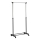 Mobiele metalen hanger 170x88 cm zwart/chroom