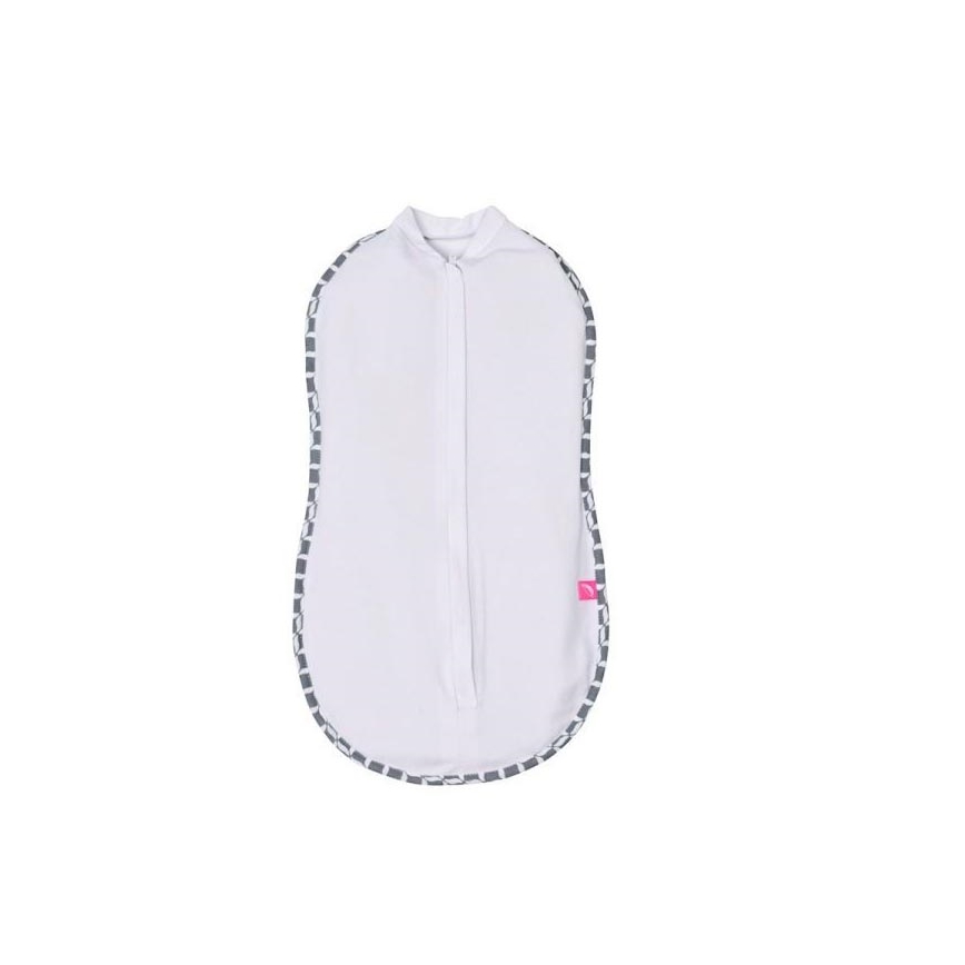 MOTHERHOOD - Grijze Inbakerdeken Zip & swaddle CLASSICS 2,5-5 kg