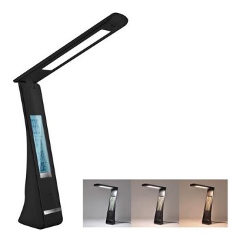 Multifunctionele Dimbare LED Tafel Lamp LED/5W/USB 1200 mAh zwart