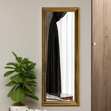 muur spiegel SMOOTH 105x40 cm goud