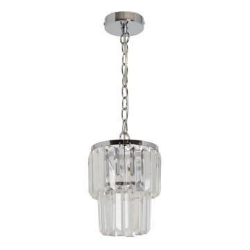 MW-LIGHT - Kristallen kroonluchter aan ketting ADERLAND 1xE27/60W/230V