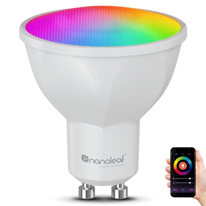 Nanoleaf - Ampoule  LED RGBCW à intensité variable ESSENTIALS GU10/5W/230V 2700-6500K CRI 90