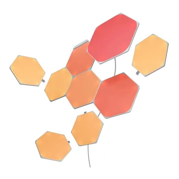 Nanoleaf - LOT 9x Panneau à intensité variable LED RGB SHAPES HEXAGON LED/2W/230V Wi-Fi