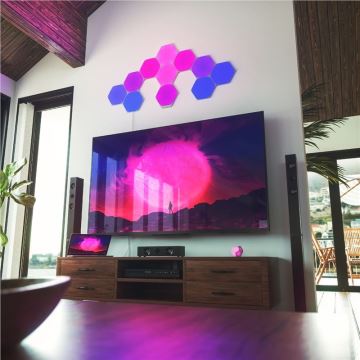 Nanoleaf - LOT 9x Panneau à intensité variable LED RGB SHAPES HEXAGON LED/2W/230V Wi-Fi