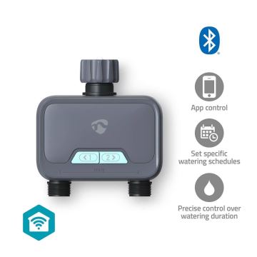 Régulateur de débit d'eau 4xAA Wi-Fi Tuya IP54