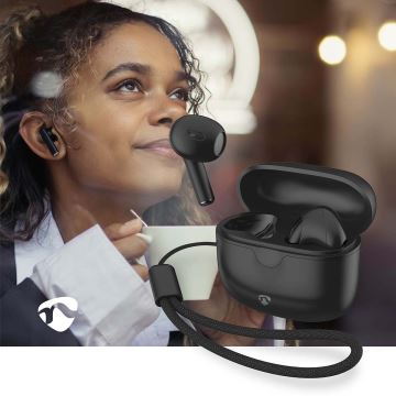 Wireless earphones zwart