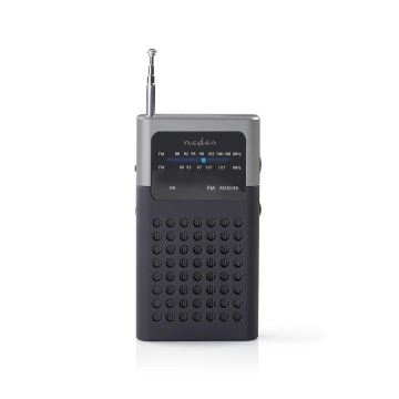 Radio de poche FM 1,5W/2xAAA