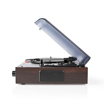 Gramophone avec connexion ordinateur 2x9W + protection poussière