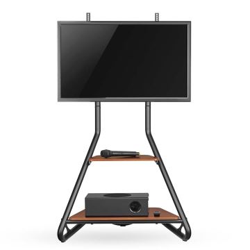 Pied pour TV 37-75" noir/marron