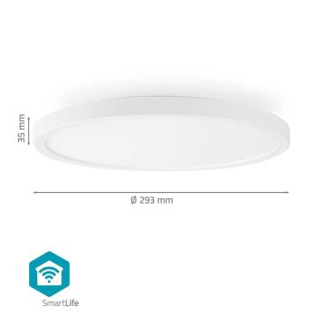 Plafonier RGBW à intensité variable SmartLife LED/18W/230V 2700-6500K Wi-Fi Tuya