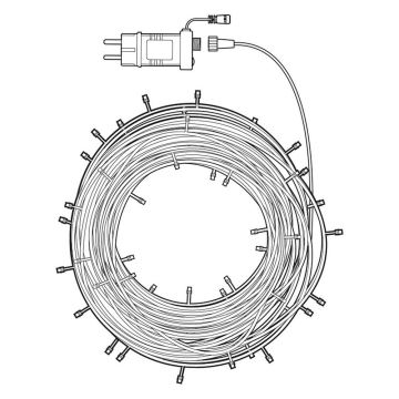 Guirlande de Noël RVB 168xLED/8 fonctions 23m IP44 Wi-Fi Tuya