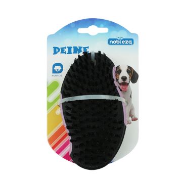 Nobleza - Borstel voor honden paars 12,5 cm