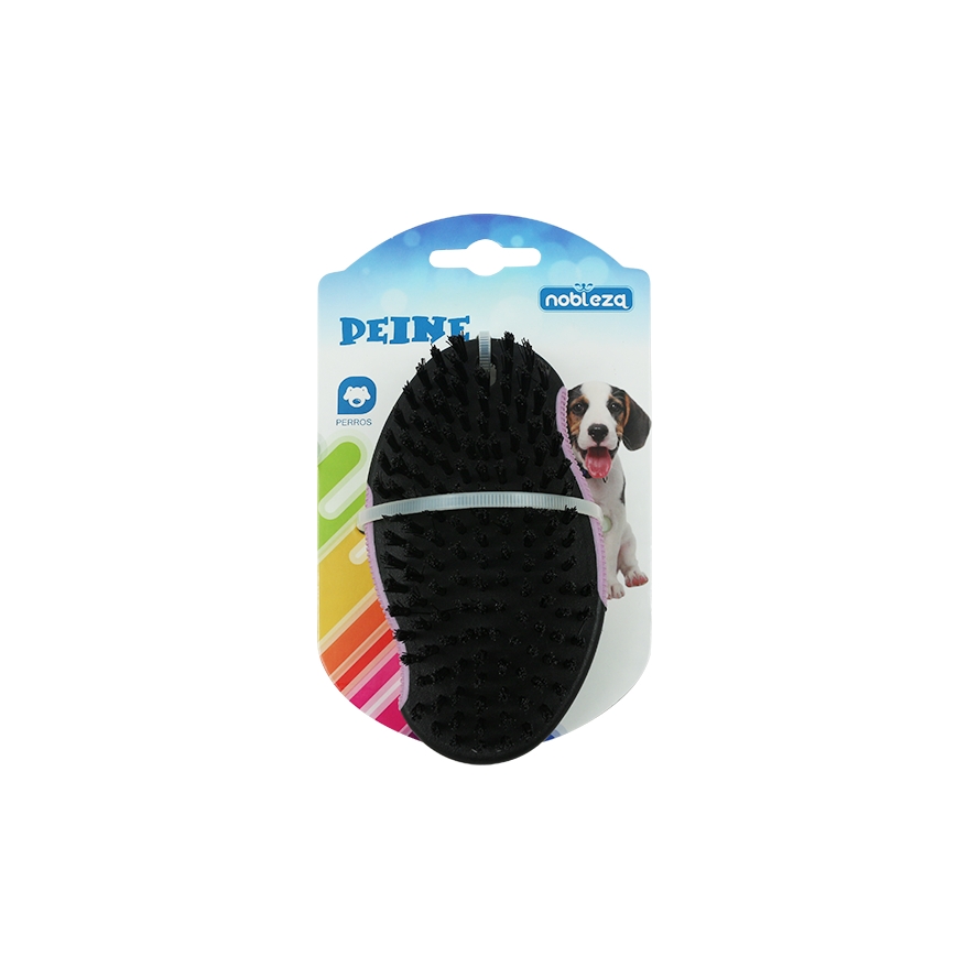 Nobleza - Borstel voor honden paars 12,5 cm