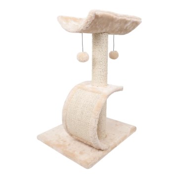 Nobleza - Griffoir pour chat 60x41x35 cm beige