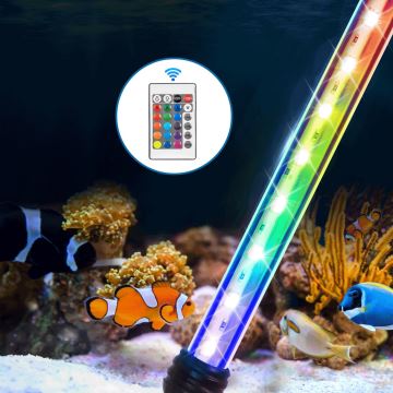 Nobleza - LED RGB Aquariumverlichting LED/3W/230V IPX7 + afstandsbediening