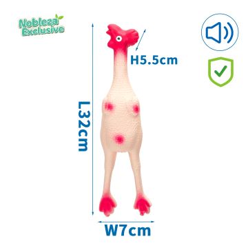 Nobleza - Piepend hondenspeeltje kip