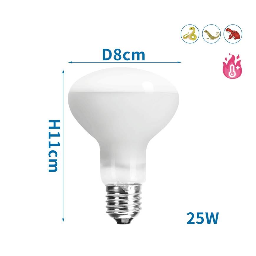 Nobleza - UVA Lamp voor terrarium E27/25W/230V IP54