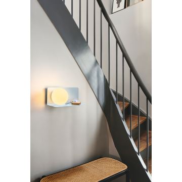 Nordlux - Applique murale avec étagère LILIBETH 1xE14/25W/230V bleu