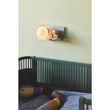 Nordlux - Applique murale avec étagère LILIBETH 1xE14/25W/230V bleu