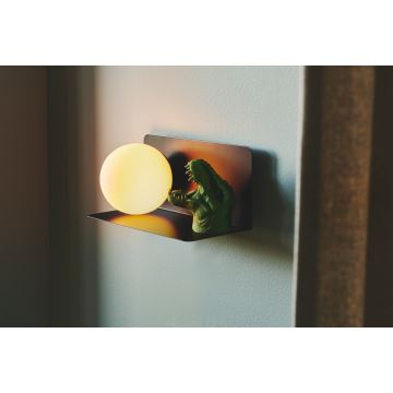 Nordlux - Applique murale avec étagère LILIBETH 1xE14/25W/230V noir