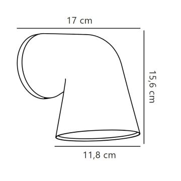 Nordlux - Applique murale extérieure FRONT 1xGU10/28W/230V IP44 blanc