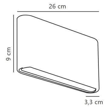 Nordlux - Applique murale extérieure KINVER LED/10W/230V IP54 noir