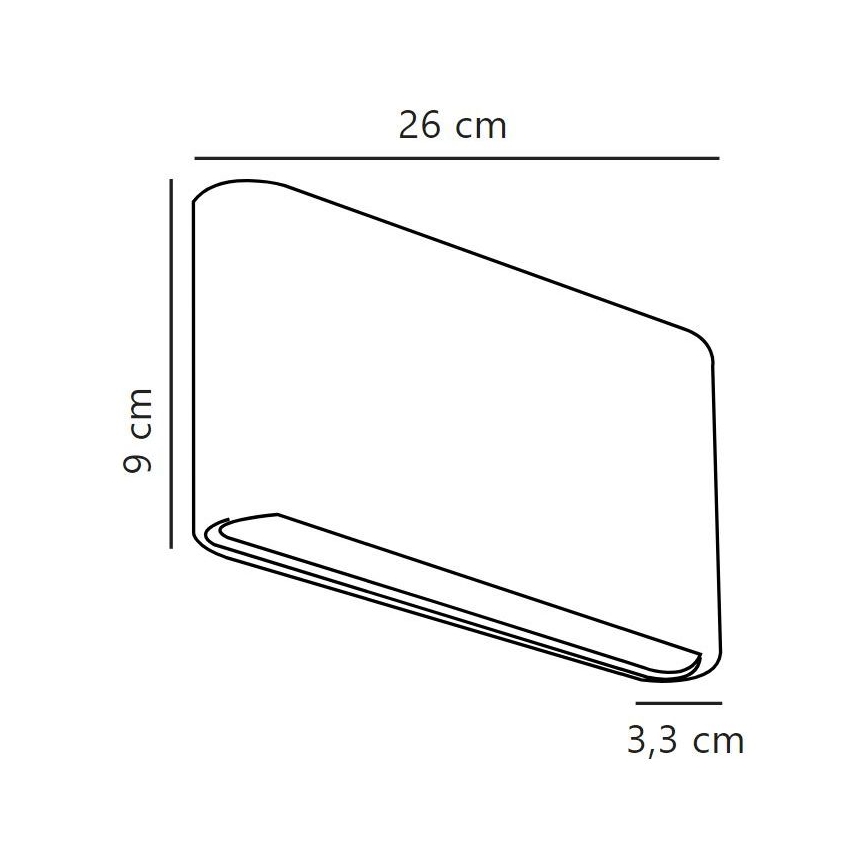 Nordlux - Applique murale extérieure KINVER LED/10W/230V IP54 noir