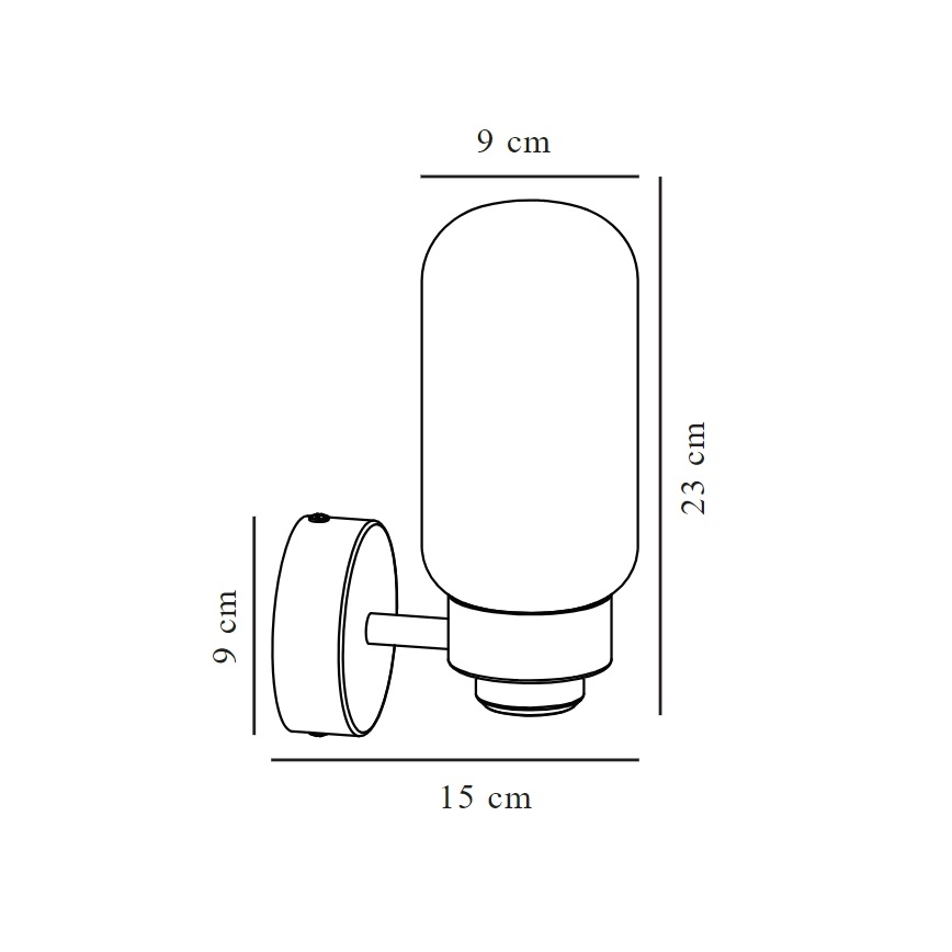 Nordlux - Applique murale salle de bain TUTAN 1xE14/25W/230V IP44 laiton