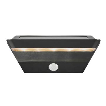 Nordlux - Applique murale solaire avec détecteur AGENA LED/5W/3,7V IP44