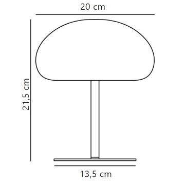 Nordlux - Dimbare LED tafellamp voor buiten SPONGE LED/4,8W/3,7V IP65