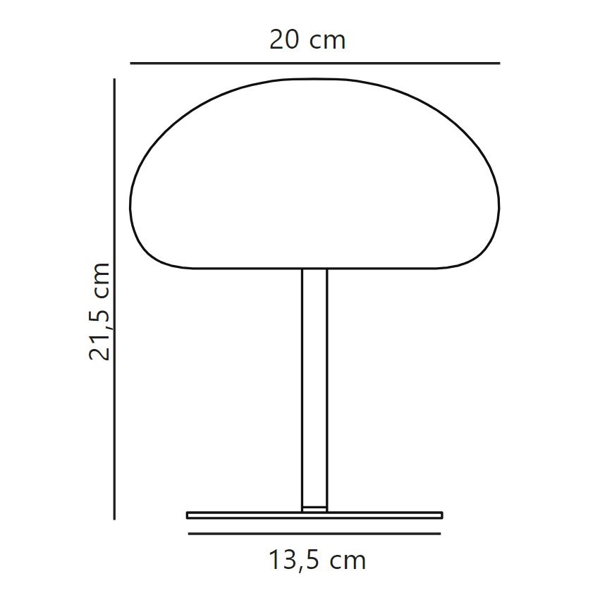 Nordlux - Dimbare LED tafellamp voor buiten SPONGE LED/4,8W/3,7V IP65