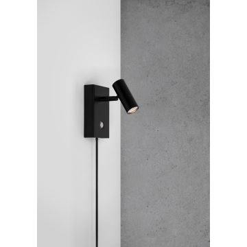 Nordlux - Dimbare LED wandspot OMARI LED/3,2W/230V zwart