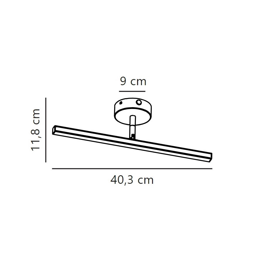 Nordlux - Éclairage de miroir salle de bain IP LED/6,2W/230V IP44 40 cm blanc